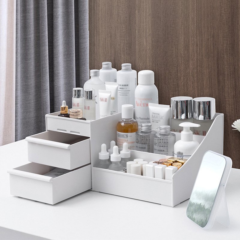 Countertop Organizer for Cosmetics Box Desk Organizer with Drawers for Cosmetics Jewelry Makeup Organizer With Drawers