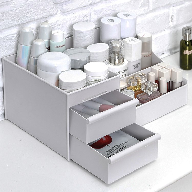 Countertop Organizer for Cosmetics Box Desk Organizer with Drawers for Cosmetics Jewelry Makeup Organizer With Drawers