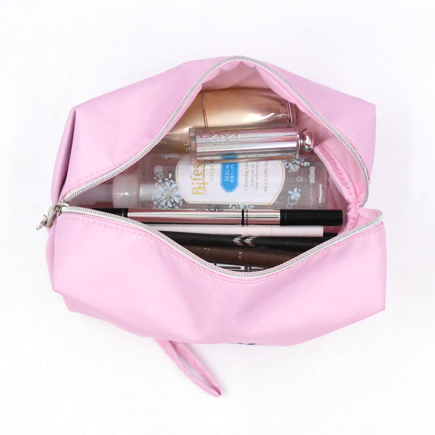 Custom Logo Makeup Cosmetic Bag Low Moq Make Up Bag Zip Pouch Large Capacity Cosmetic Bag