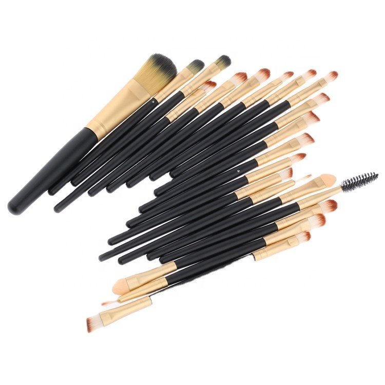 Professional 20 Pcs Makeup Brushes Tool Kits Powder Eyeshadow Make Up Brush Cosmetic Set Foundation Lip Brush