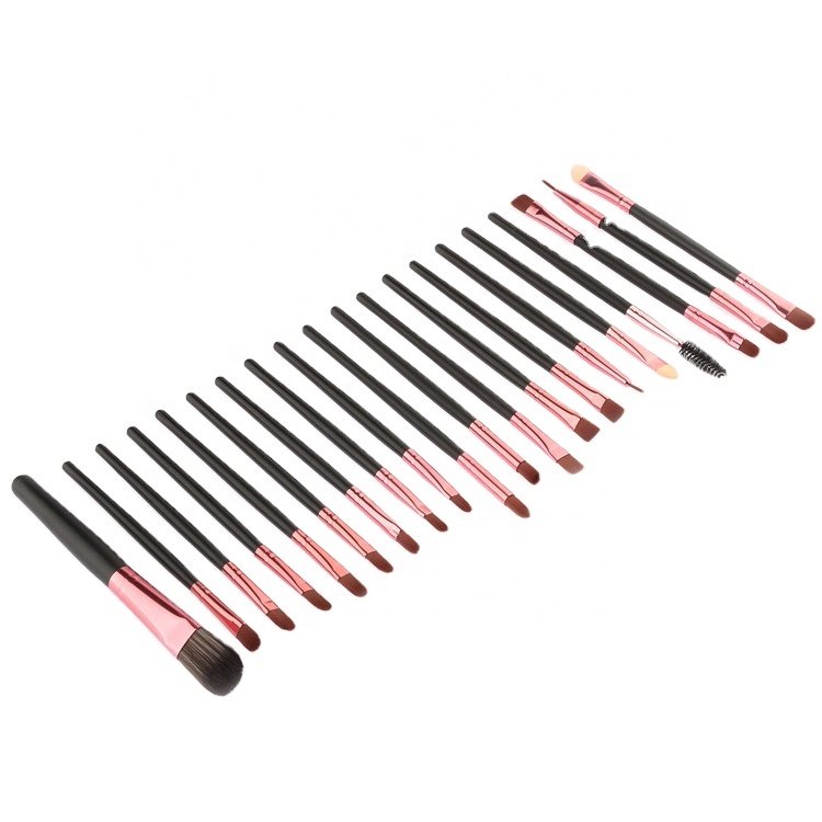 Professional 20 Pcs Makeup Brushes Tool Kits Powder Eyeshadow Make Up Brush Cosmetic Set Foundation Lip Brush