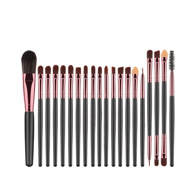 Professional 20 Pcs Makeup Brushes Tool Kits Powder Eyeshadow Make Up Brush Cosmetic Set Foundation Lip Brush
