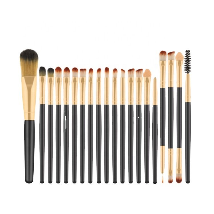 Professional 20 Pcs Makeup Brushes Tool Kits Powder Eyeshadow Make Up Brush Cosmetic Set Foundation Lip Brush