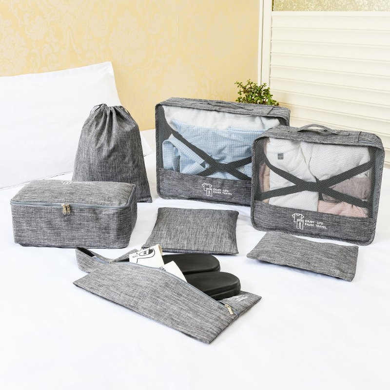7pcs Duffle storage pouch Packing Cube Storage Bags Travel Luggage Organizer Set