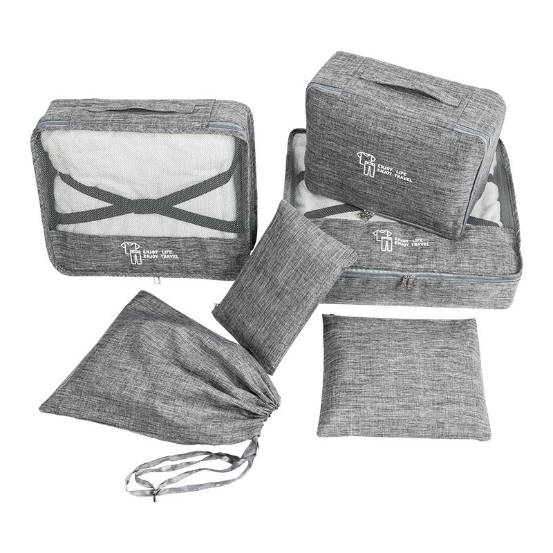 7pcs Duffle storage pouch Packing Cube Storage Bags Travel Luggage Organizer Set