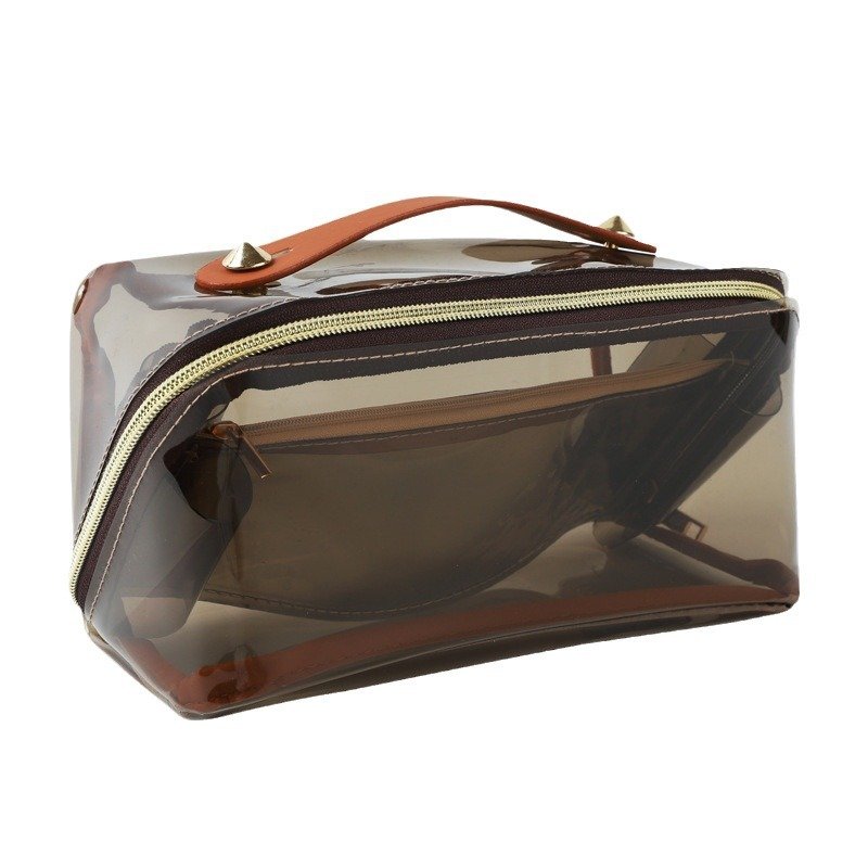 Hot selling cross-border wholesale cosmetic bag customized suitable for transparent cosmetic travel bag
