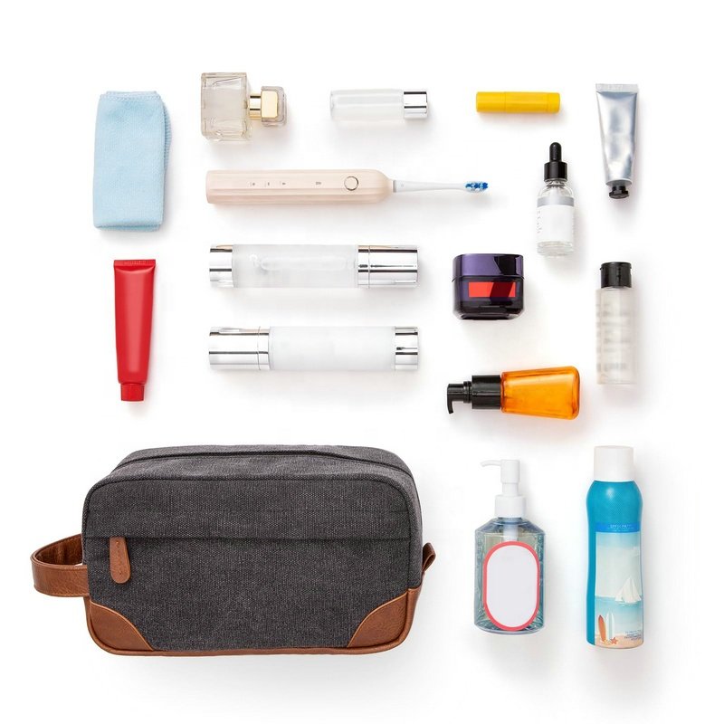 Hang Hook Cosmetic Bag Case Makeup Organizer Bag Hanging Toiletry Bag for Man Toiletries Travel Organizer Customized Logo