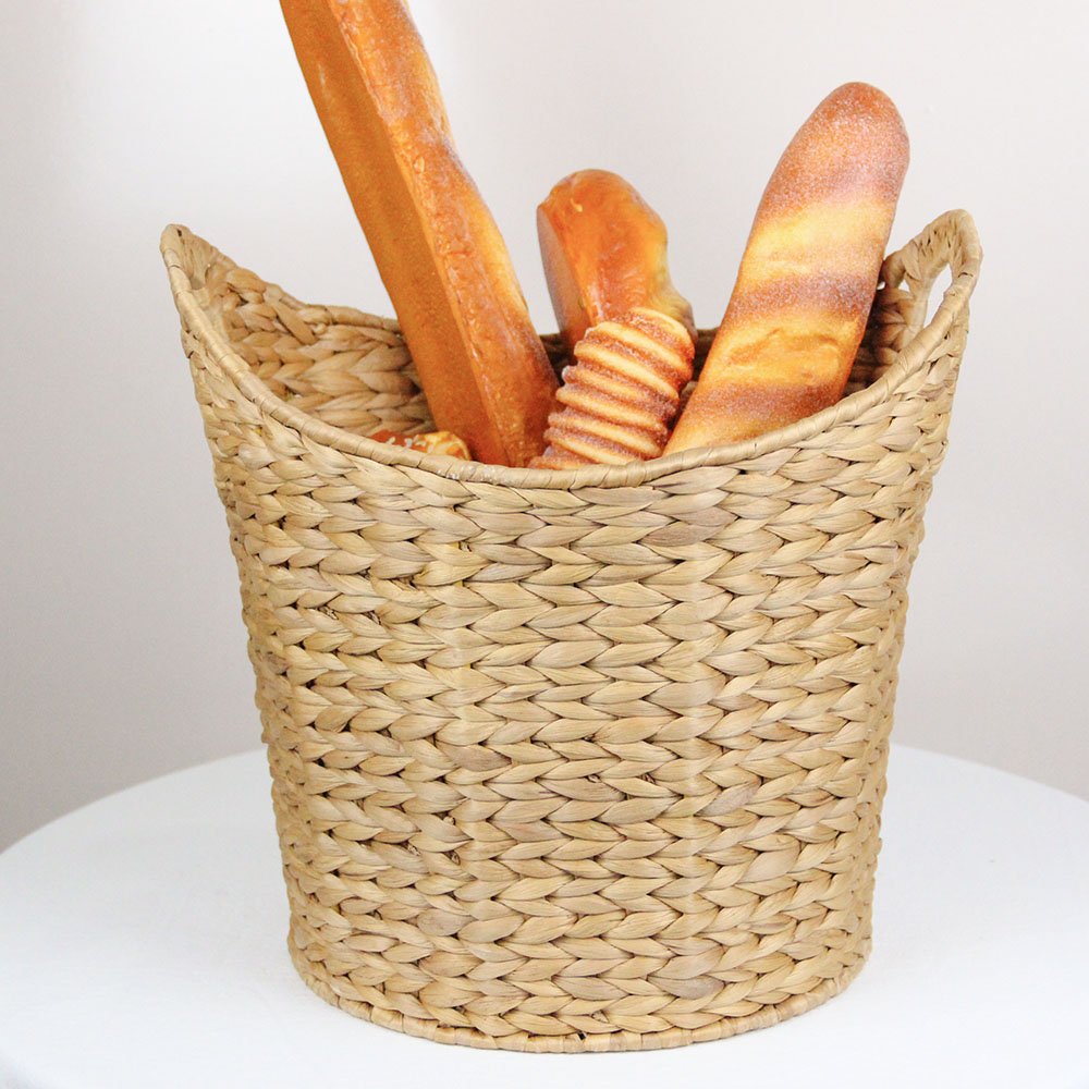 SF Square Water Hyacinth Storage Basket Easter Basket Laundry Basket Made By China Handicraft Manufacture