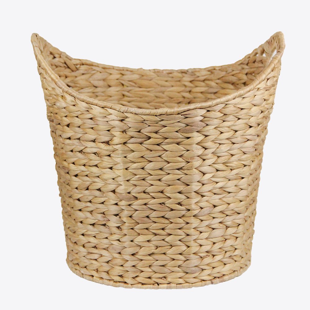 SF Square Water Hyacinth Storage Basket Easter Basket Laundry Basket Made By China Handicraft Manufacture