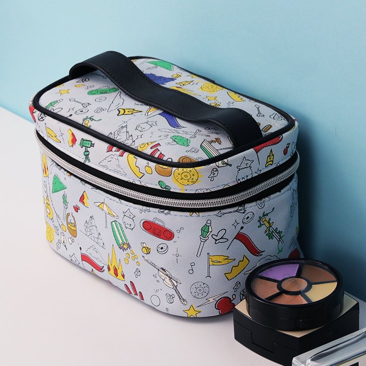 Custom Logo Vanity Makeup Organizers Toiletries Bag Travel