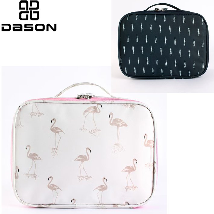 Portable Makeup Bag Travel Organizer, Large Capacity Travel Makeup Case Organizer, Train Case Makeup BagTraveling With Divider
