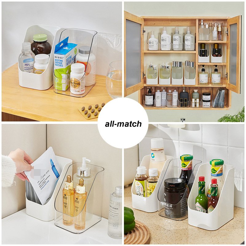 Choice Fun Multifunctional Desktop Storage Box Organizer Women Makeup Cosmetic Organizer Storage Rack