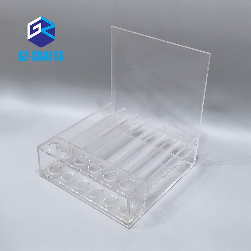 Custom Acrylic Lipstick Organizer Acrylic Makeup Display Holder Counter Acrylic Retail Lipstick Display Stand