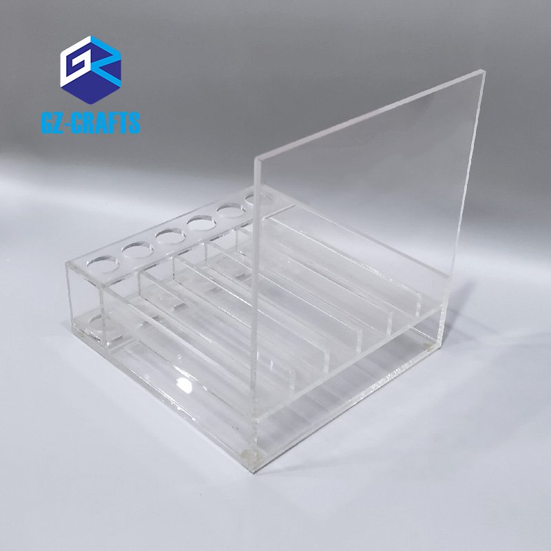 Custom Acrylic Lipstick Organizer Acrylic Makeup Display Holder Counter Acrylic Retail Lipstick Display Stand