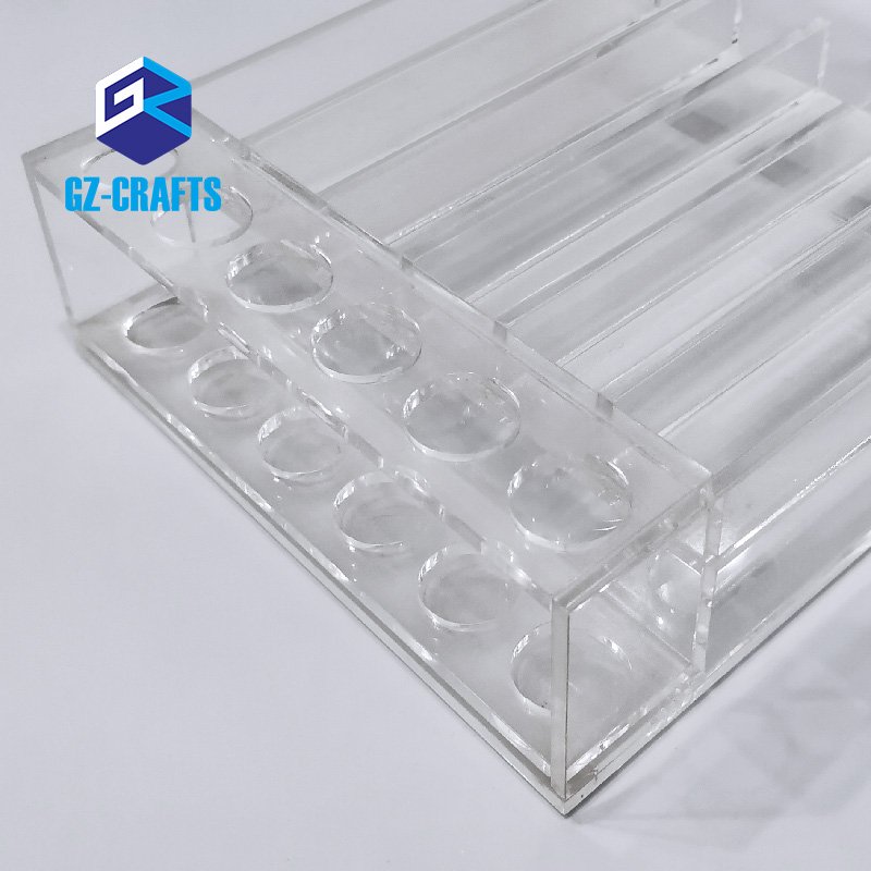 Custom Acrylic Lipstick Organizer Acrylic Makeup Display Holder Counter Acrylic Retail Lipstick Display Stand