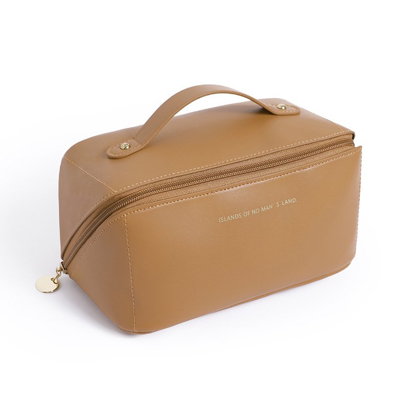 2022 Large Capacity Portable Travel Storage Bags Travel Convenient Handle Clutch PU Cosmetic Bags for Women