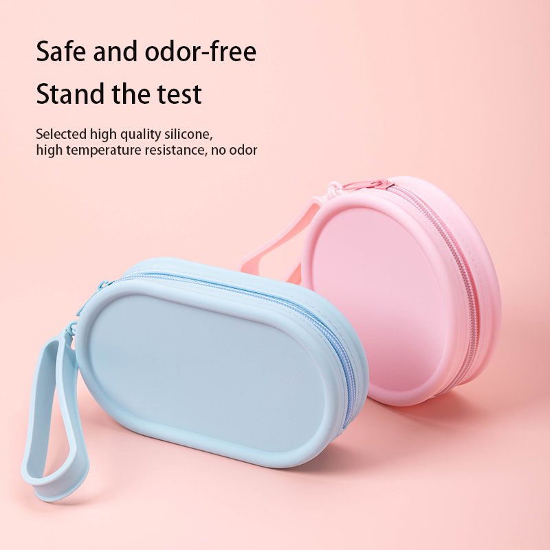 Makeup Bags Silicone purse organizer Travel Toiletry Brush Bag for Women Travel Essentials Cosmetic Bag