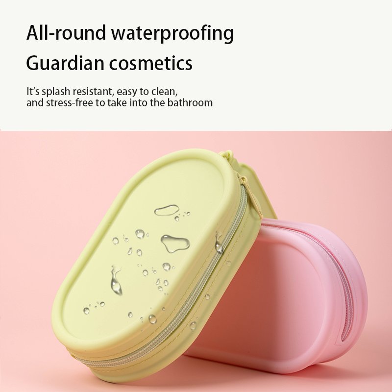 Makeup Bags Silicone purse organizer Travel Toiletry Brush Bag for Women Travel Essentials Cosmetic Bag
