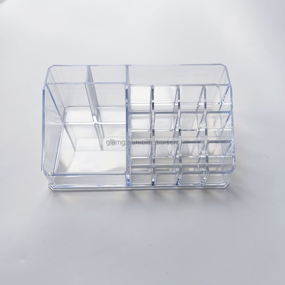 Plastic Skincare Bathroom Counter Organizer Vanity Counter Display Case