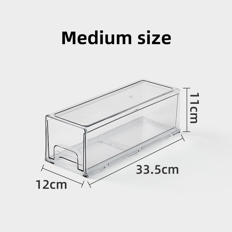 Choice Fun Plastic Portable Acrylic Cosmetic Storage Box Makeup Organizer Transparent Modern Rectangle Shell Plastic Jewelry Box