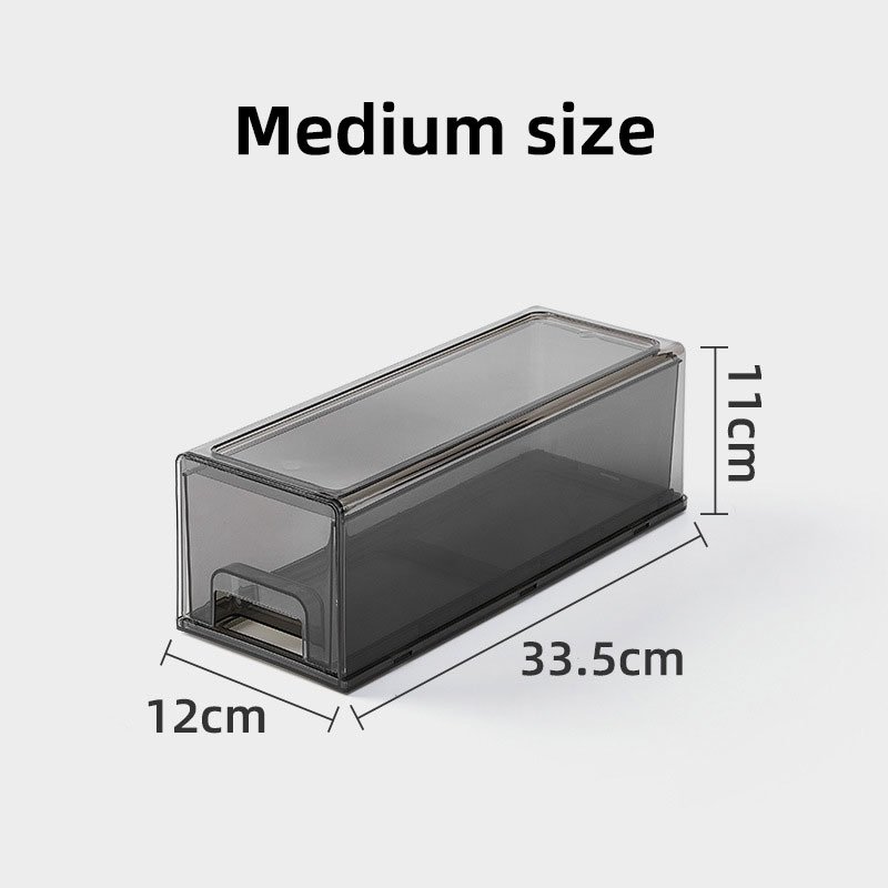 Choice Fun Plastic Portable Acrylic Cosmetic Storage Box Makeup Organizer Transparent Modern Rectangle Shell Plastic Jewelry Box