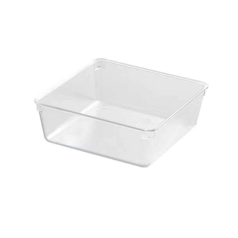 Wholesale Clear Acrylic Desk Drawer Organizing Tray Plastic Storage Bins Set
