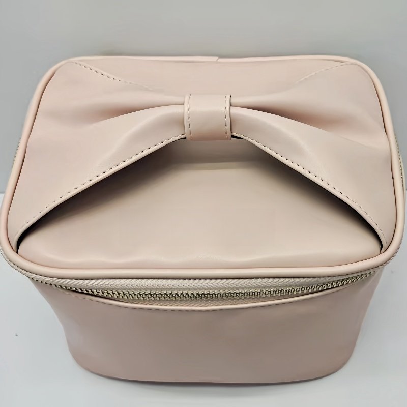 Pink Dust Cotton Luxury Drawstring Pvc Soft pu Leather Fluffy Cases Cosmetics Poach Customizable Double Small Cosmetic Bag