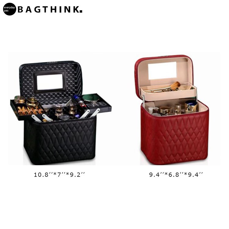 Designer makeup box vanity large makeup bag personalized makeup suitcase bag for travel