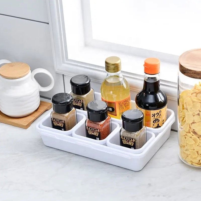 8cs Set Makeup Desk Drawer Divider Organizer Kitchen Bathroom Desktop Cosmetics Sundries Home Storage Box Bin Drawer Organizers