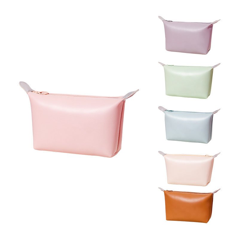 Custom 2024 Pu Dumpling Makeup Bag Travel Storage Portable Makeup Bag New Toiletry Bag