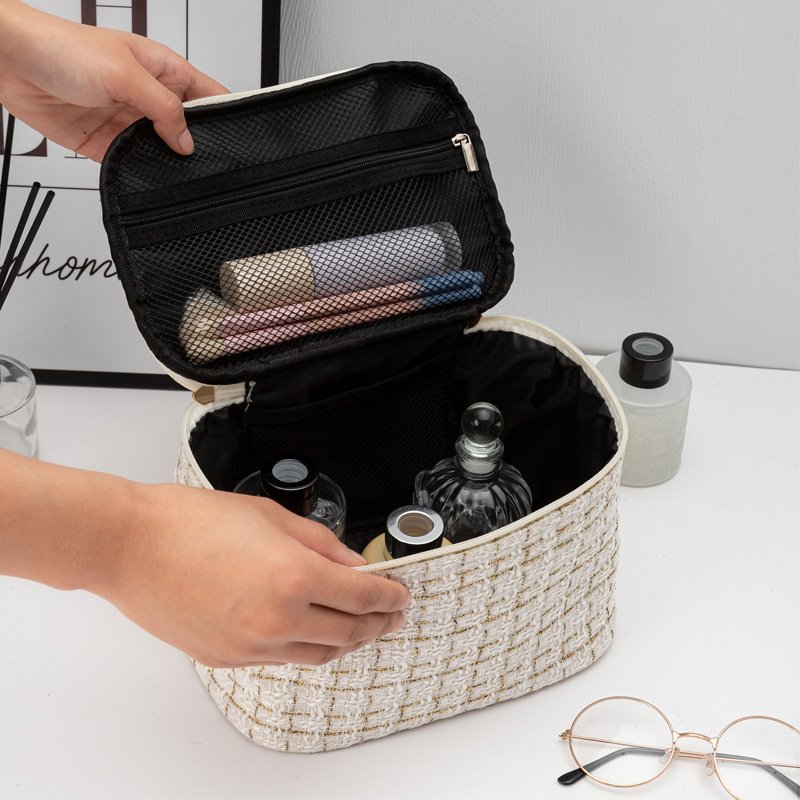 Professional Factory custom zipper makeup organizer with logo travel Small sachet makeup bag cosmetic Bag