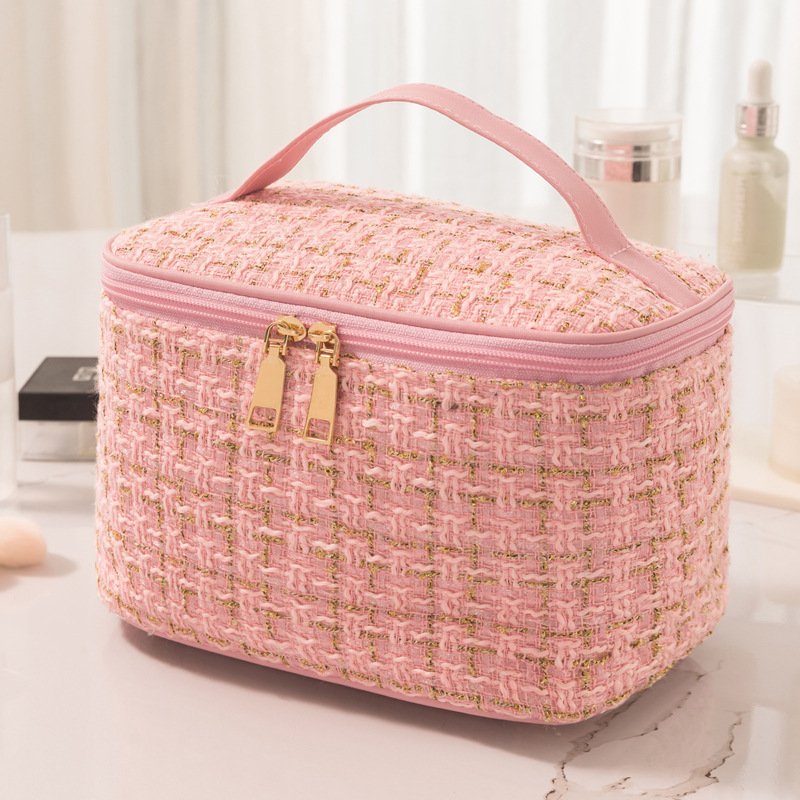Professional Factory custom zipper makeup organizer with logo travel Small sachet makeup bag cosmetic Bag