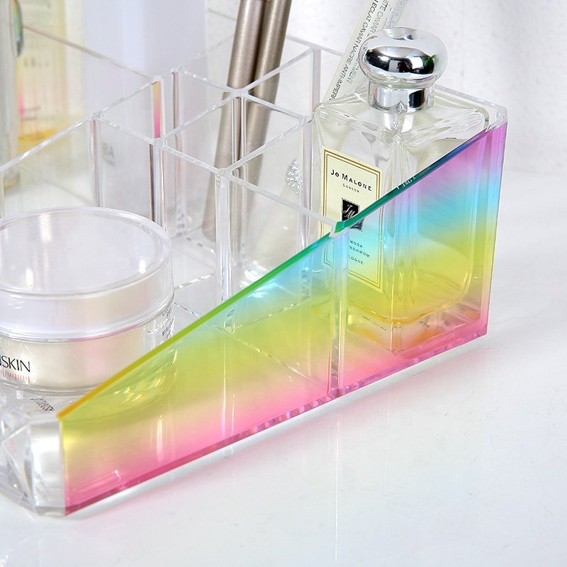 New design colorful professional make up plastic cosmetic storage box makeup organizer