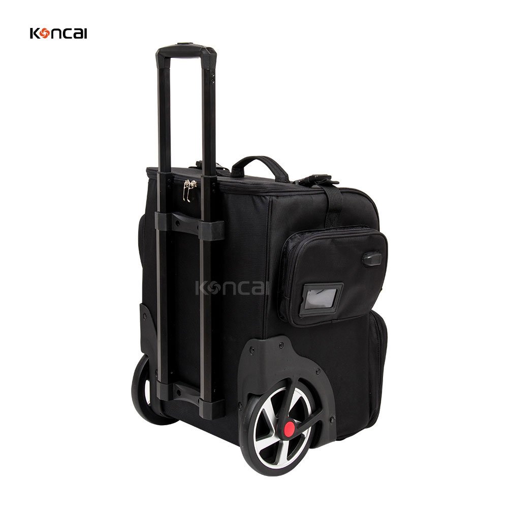 Portable Custom Nylon Babar Jonny Trolley Beauty Cosmetic Vanity Make Up Bag Suitcase Hair Beauty Hairdressing Salon Case