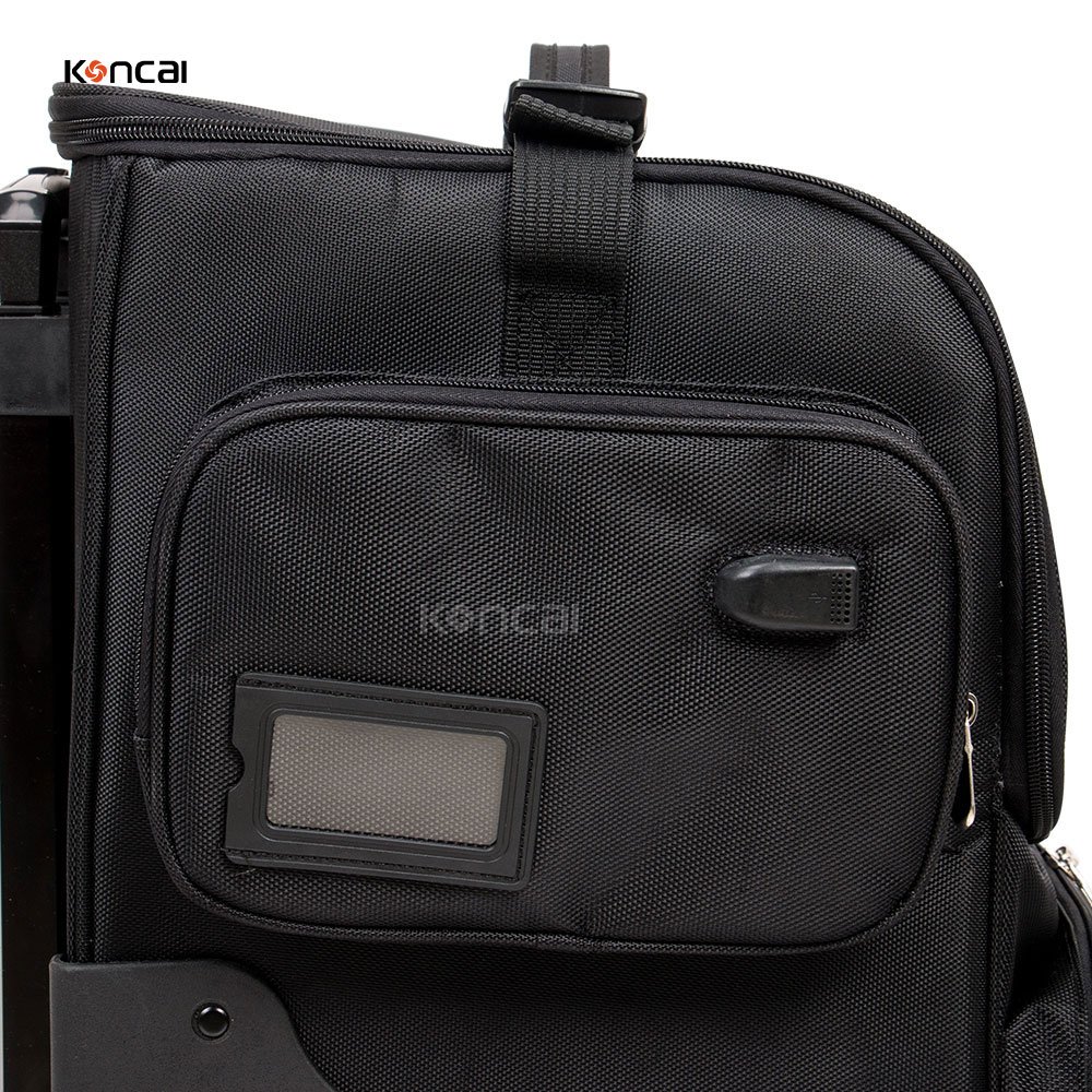 Portable Custom Nylon Babar Jonny Trolley Beauty Cosmetic Vanity Make Up Bag Suitcase Hair Beauty Hairdressing Salon Case