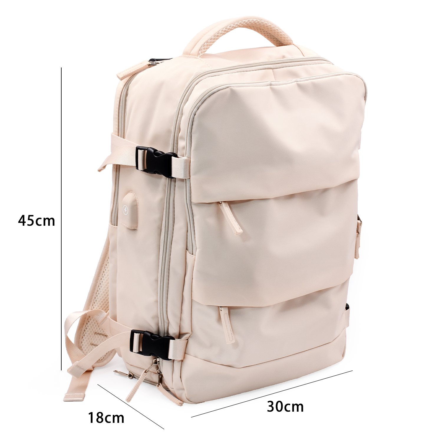 Multifunction New Design Travel Camping Waterproof Backpack Luggage Folding Hiking Travel Outdoor Casual Bag with USB