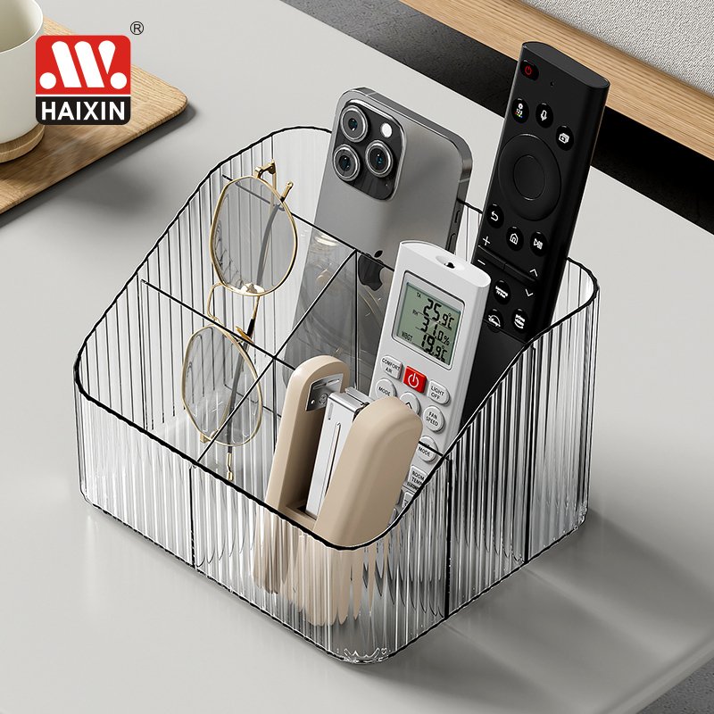 Bathroom office desk table stationery container cable cosmetic brush basket makeup bins pen holder box plastic storage organizer