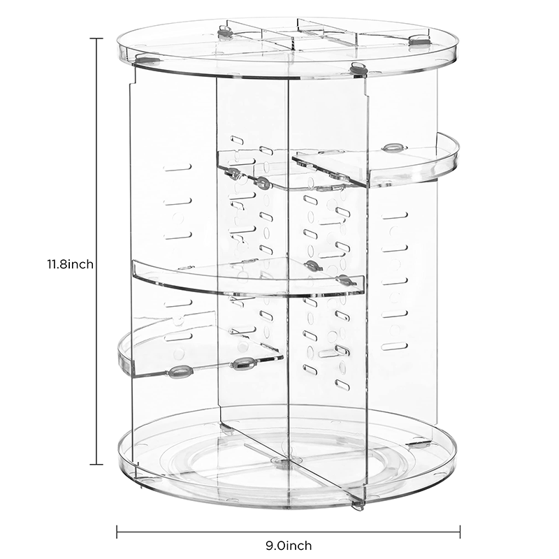 Factory Skin Care Makeup Organizer Countertop For Vanity Plastic Dresser Beauty Perfume Storage