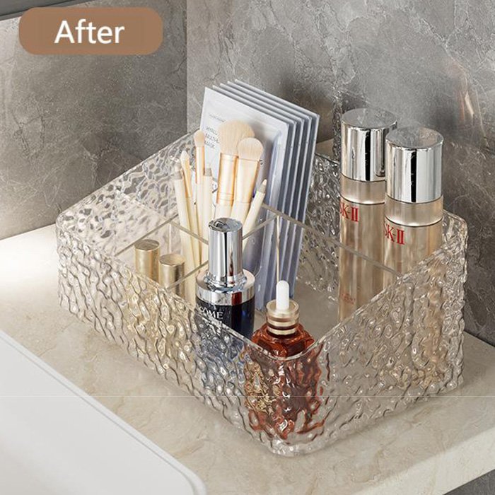 Plastic Makeup Organization and Skincare Storage Perfume Organizer for Vanity