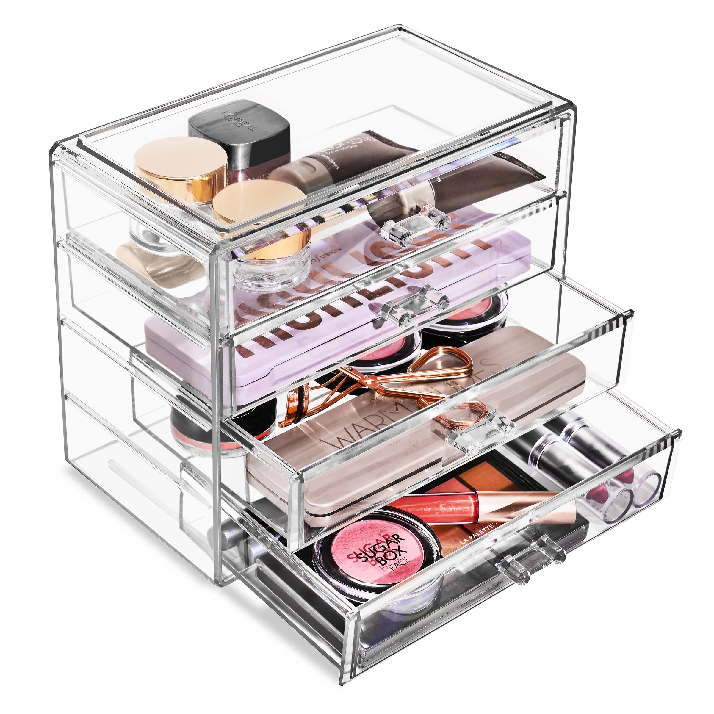 china wholesale competitive price dustproof plastic makeup organizer cosmetics storage case box