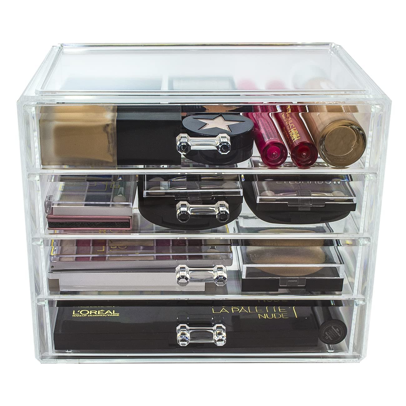 china wholesale competitive price dustproof plastic makeup organizer cosmetics storage case box