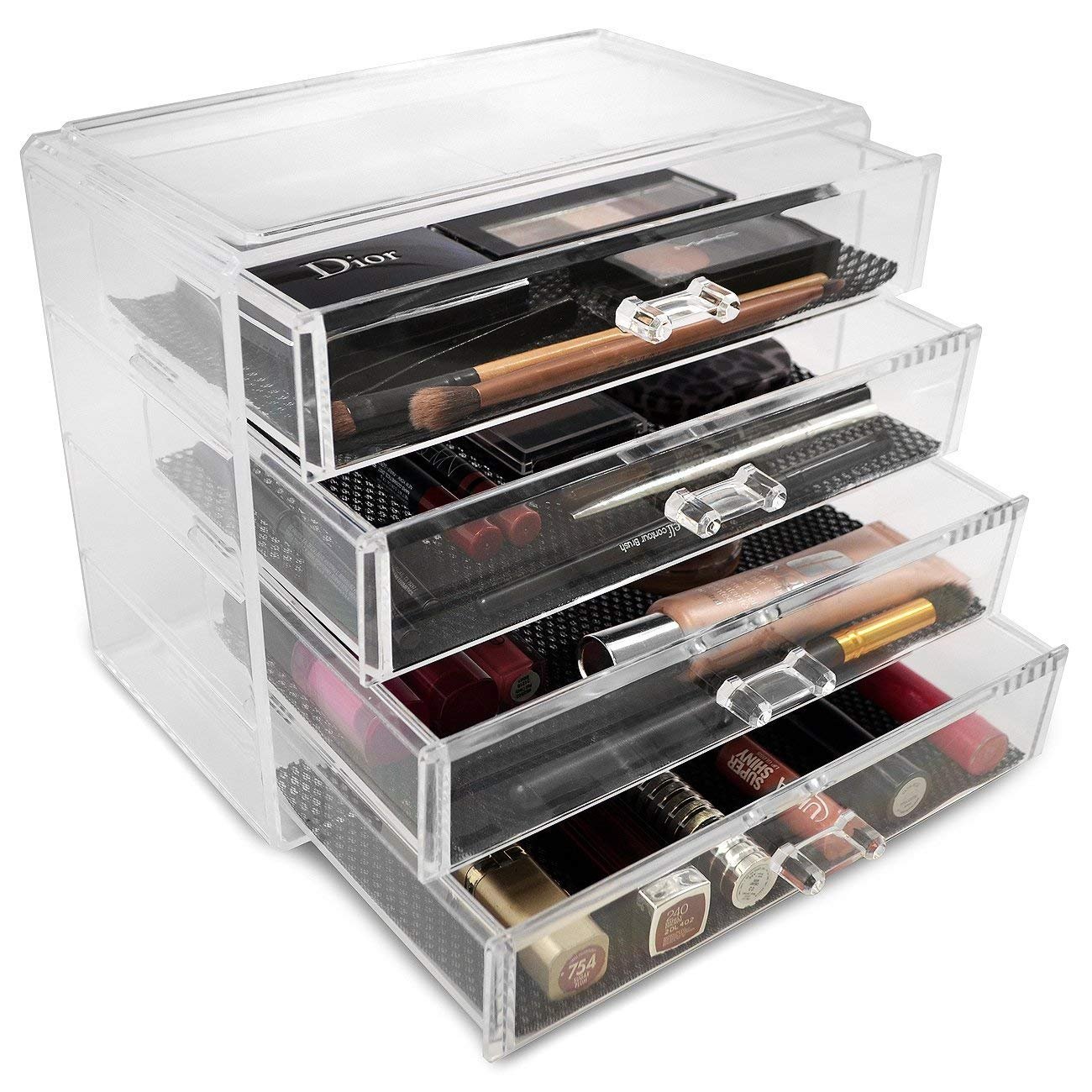 china wholesale competitive price dustproof plastic makeup organizer cosmetics storage case box