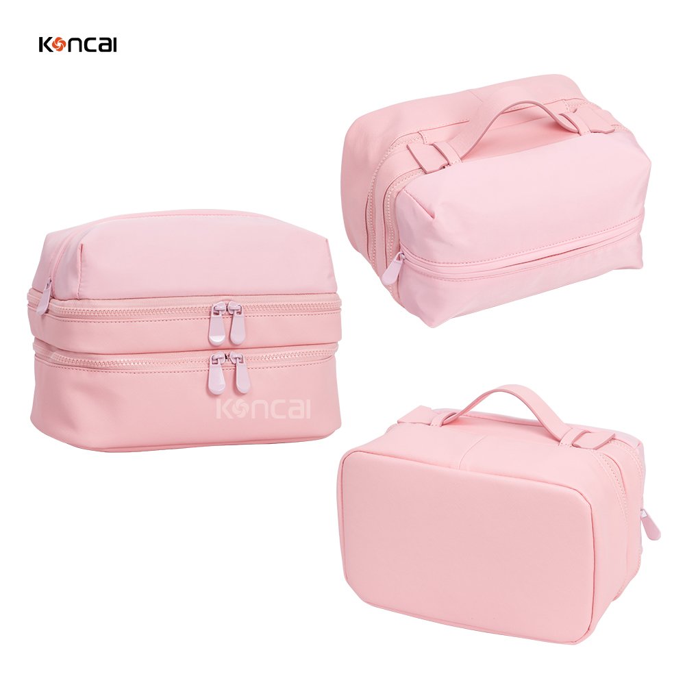 KONCAI make up accessories terry cloth vanity bags beauty brush case organizers cosmetic makeup pouch
