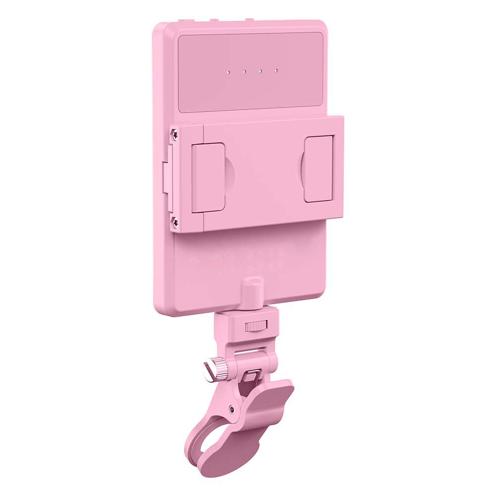 Pink Color Conference Lighting Photography Studio Video Light Led Smartphone Clip Video LED Phone Fill Light for Makeup