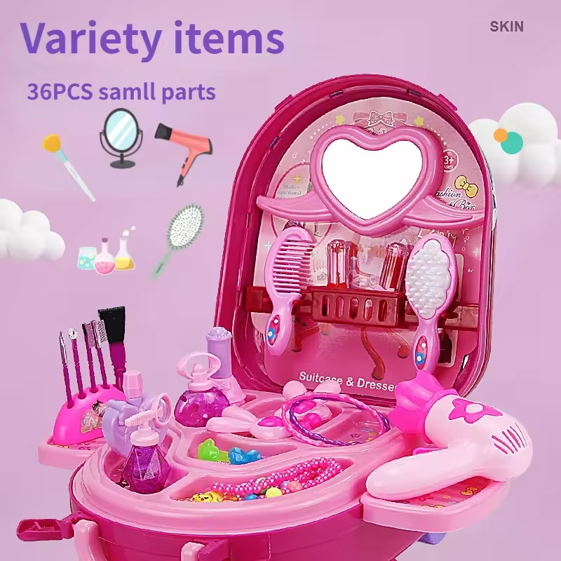 iStapromo Gifts makeup toys for girls Children's dressing table toys girls' makeup toys