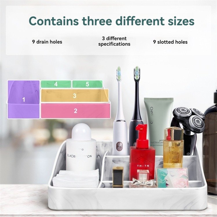 Silicone Multi Function Home cosmetic beauty make up organizer desk organiser house hold products Desktop Storage Box