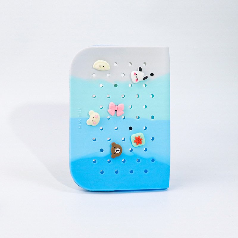 Silicone Pencil Case Breathable Pencil Pouch Aesthetic Cute Student Pencil Bag Durable Stationery Bag creative pen case