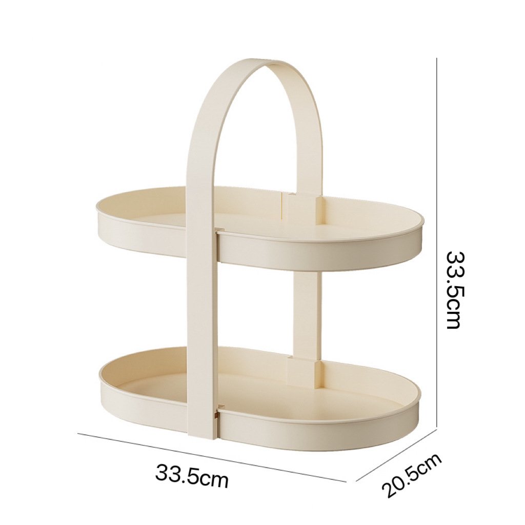 Cosmetics desktop shelf Office dresser Skincare products perfume lipstick organizing storage box