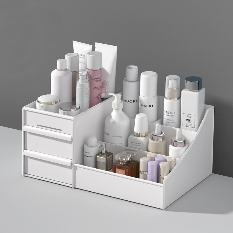 popular pp drawer makeup storage organizer box lipstick holder organizer makeup and jewelry organizer