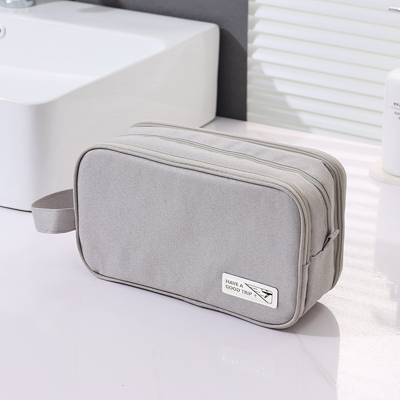Travel Organizer Women Portable Toiletries Organizer Cosmetic Bag Girls Multiple Compartments Waterproof Make Up Storage Pouch